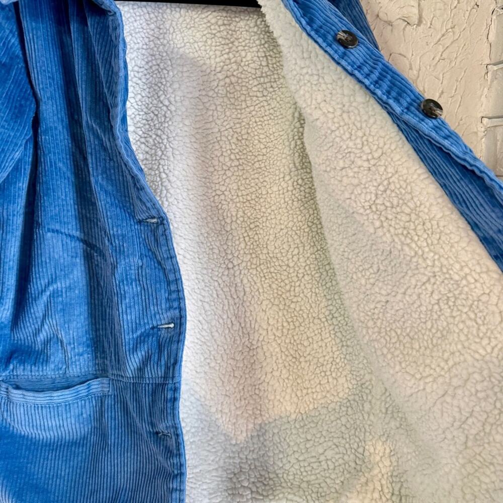 Vintage Blair Blue Corduroy Teddy Jacket - Picture 11 of 13